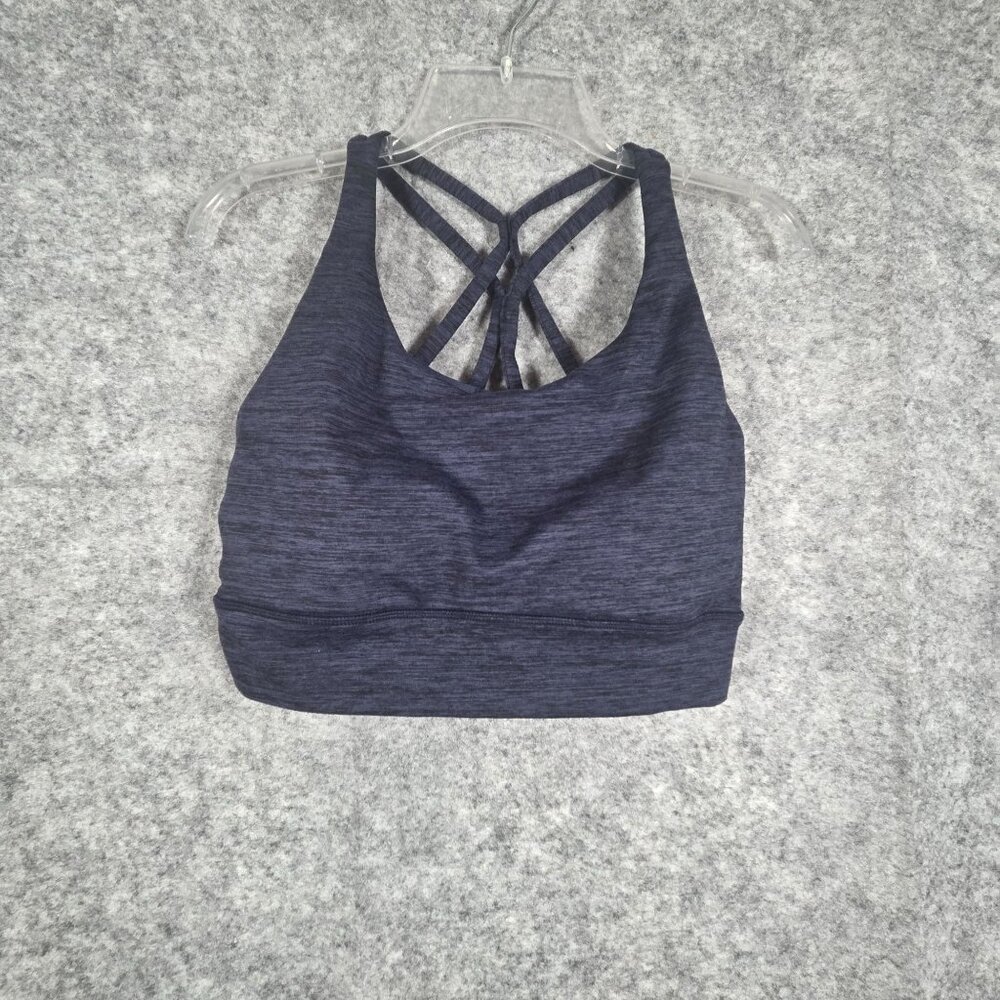 Core 10 Women's Athletic Sports Bra Purple/Black Size S